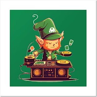 leprechaun dj Posters and Art